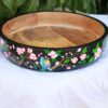 Wooden Bowl - Full of Flowers & Birds - Image 4