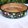 Wooden Bowl - Full of Flowers & Birds - Image 3