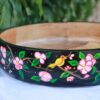 Wooden Bowl - Full of Flowers & Birds - Image 2