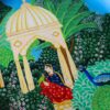 Wall Plates - Woman in beautiful Jharokha - Image 5