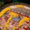 Wall Plate Set of 2 - Phad Painting of Krishna Leela - Image 3