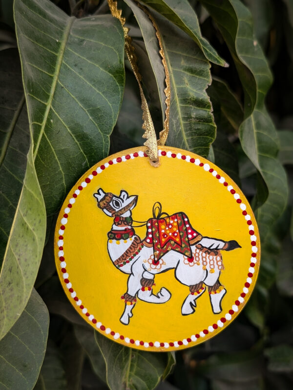 Indian style Hand-painted Christmas Ornament - Image 3