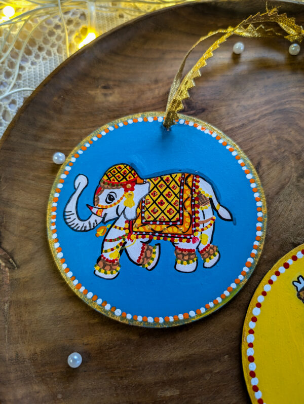 Indian style Hand-painted Christmas Ornament - Image 6