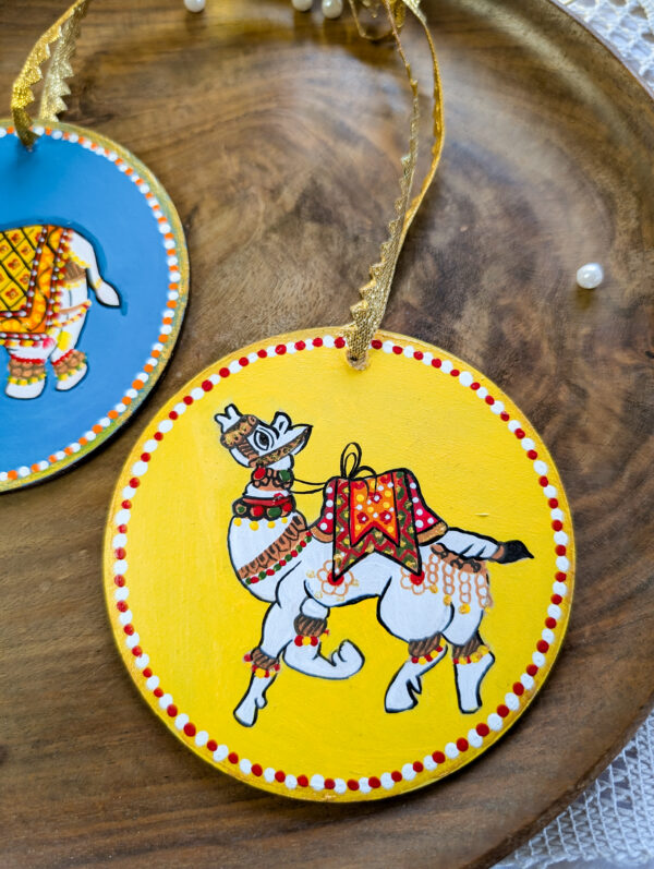 Indian style Hand-painted Christmas Ornament - Image 5