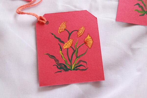 Set of 20 Floral Motifs Gift tags - Image 7